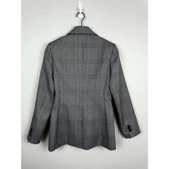 MAJE Blazer Vicar Checked Jacquard Blazer Jacket Medium - Picture 10 of 13